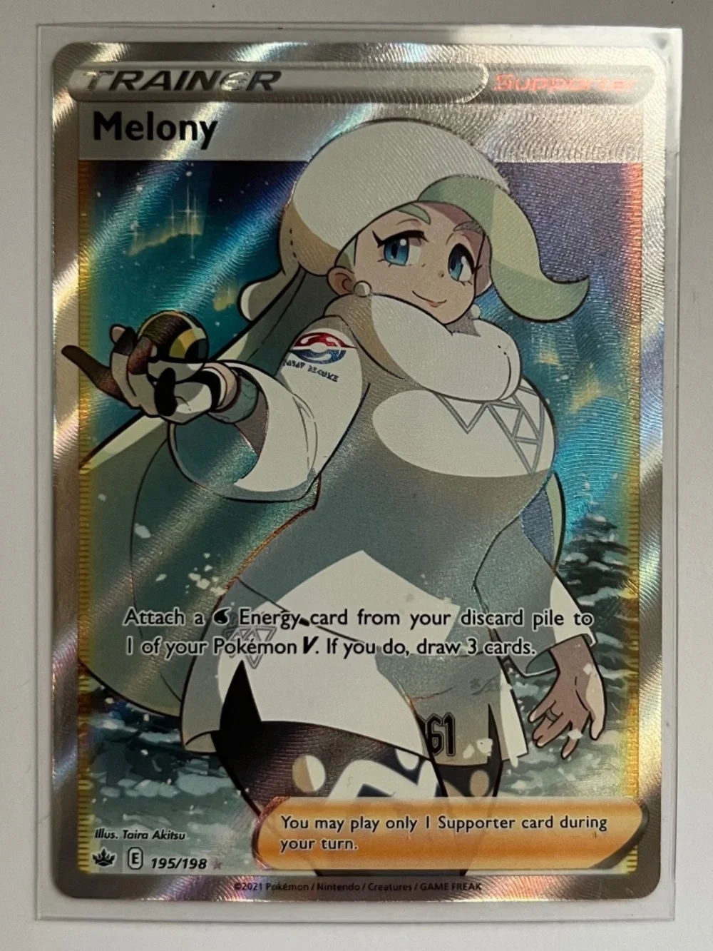 Pokemon Card Melony (Full Art) - SWSH06: Chilling Reign